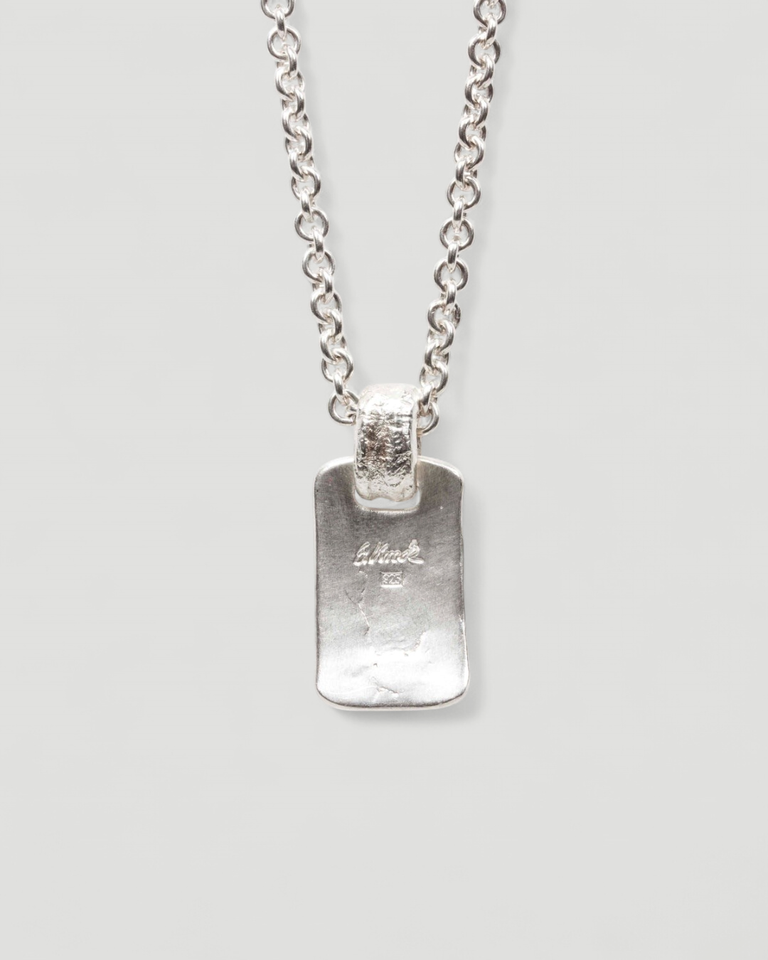 925 Silber "Doc-Tag Tarmac" Anhänger - Goldschmiede Krack