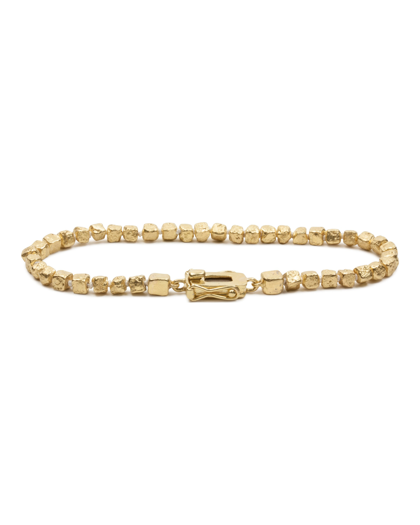 Armband aus 750 Gold mit "Nugget" Struktur - Goldschmiede Krack - Trauringe & Unikatschmuck aus Deidesheim
