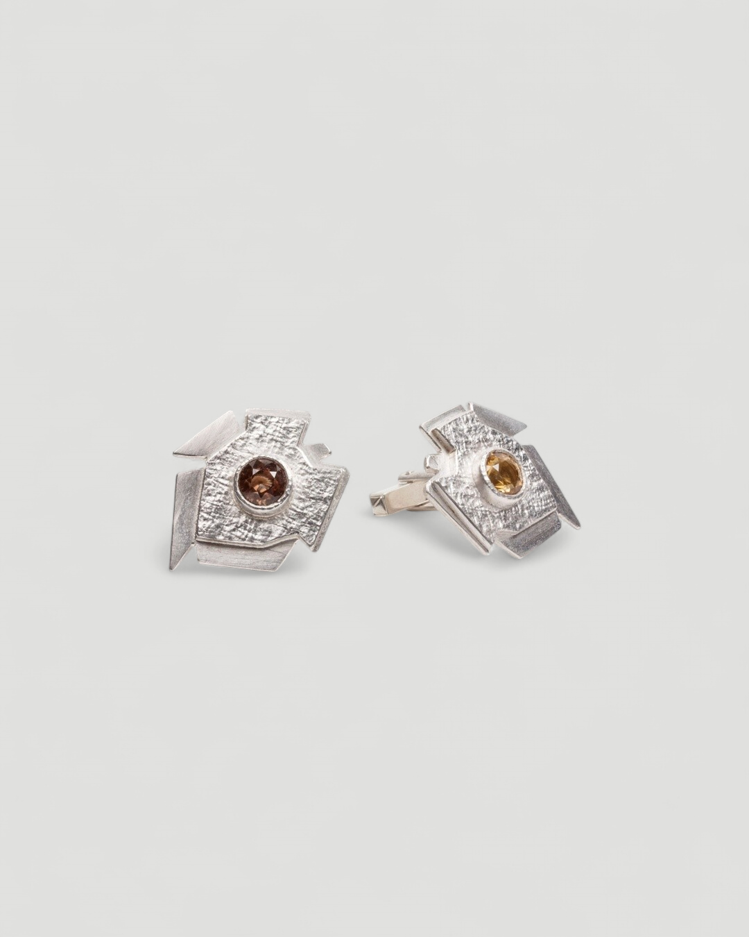 925 Silber Manschettenknöpfe mit Zirkon (6,20 ct) - Goldschmiede Krack
