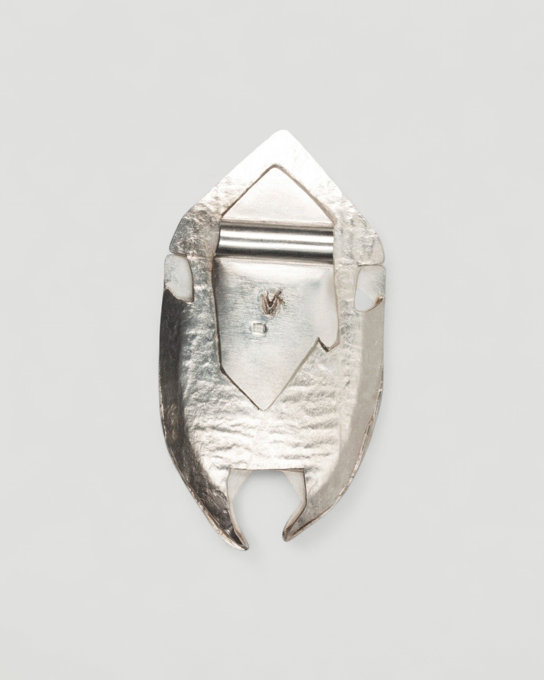 Großer 925 Silberanhänger mit Prasiolith und 750 Gold - Goldschmiede Krack