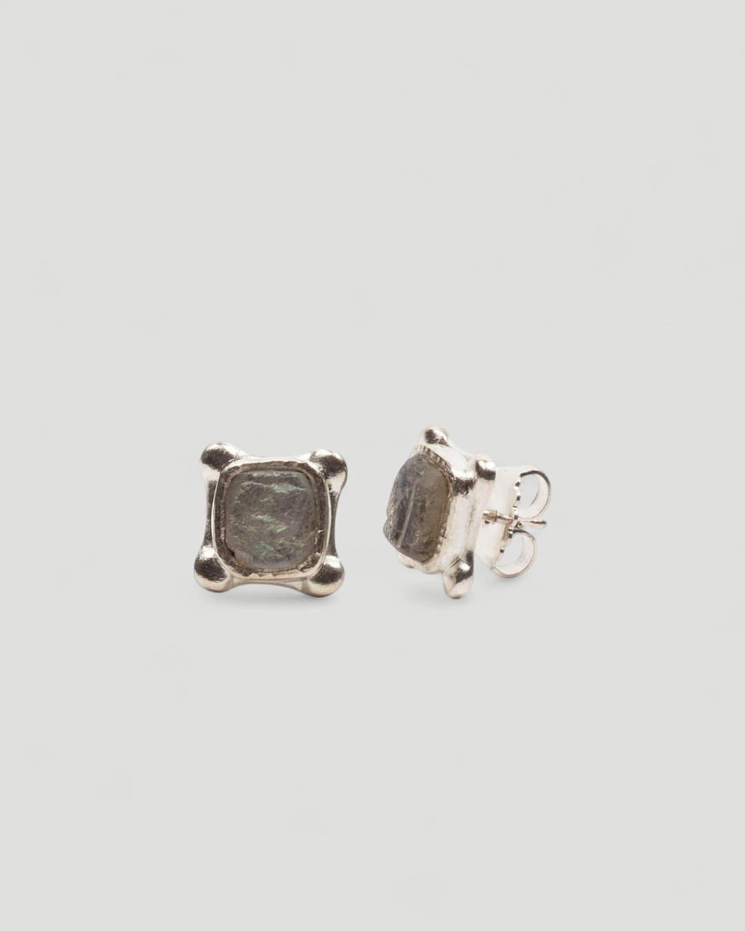 Labradorit Ohrstecker - Goldschmiede Krack