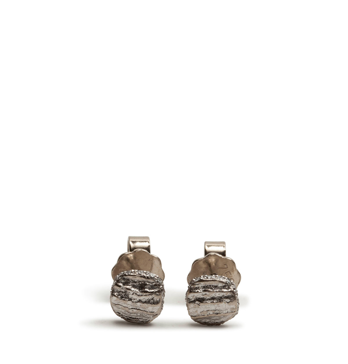 Ohrstecker mit Struktur - 6 mm - Goldschmiede Krack - Trauringe & Unikatschmuck aus Deidesheim