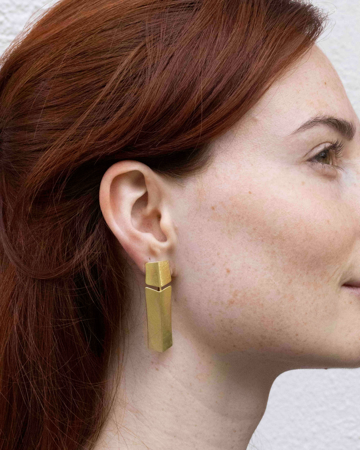 750 Goldohrhänger mit Stecker