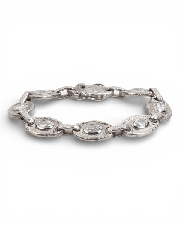 750 Weißgold Armband mit LG Diamanten (5.14 ct) - Goldschmiede Krack - Trauringe & Unikatschmuck aus Deidesheim