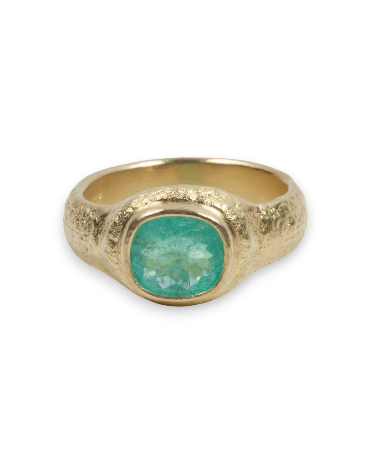 750er Goldring mit Swimmingpool-blauem Paraiba (1,91 ct) - Goldschmiede Krack - Trauringe & Unikatschmuck aus Deidesheim