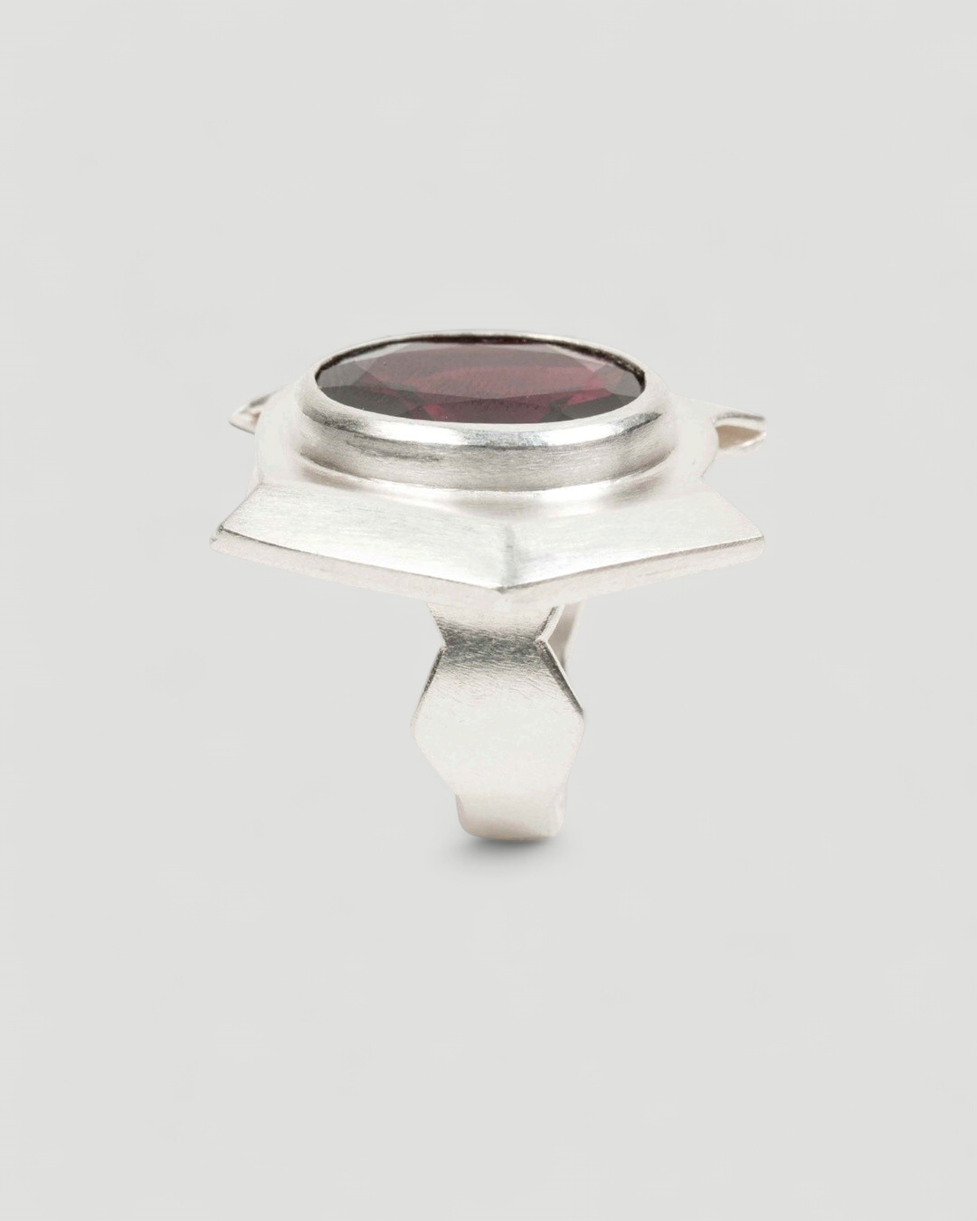 Granat Silberring - Goldschmiede Krack