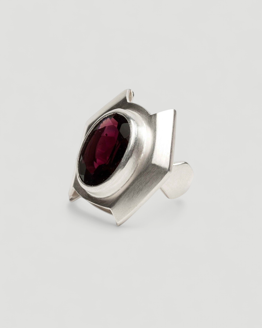 Granat Silberring - Goldschmiede Krack