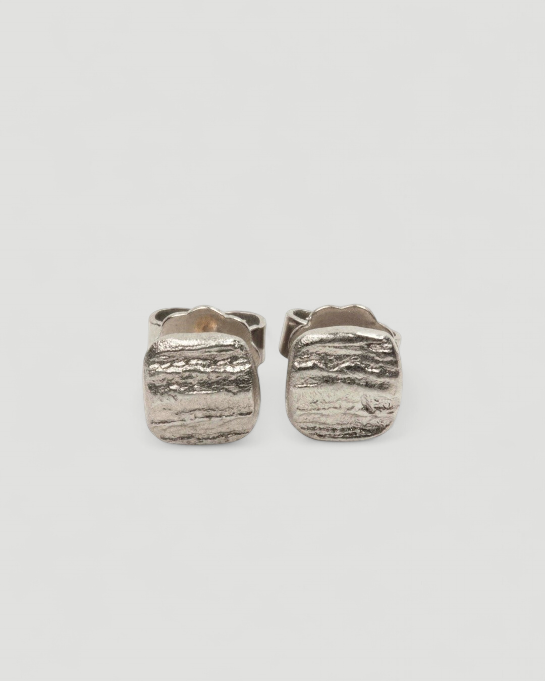 Ohrstecker mit Struktur - 6 mm - Goldschmiede Krack