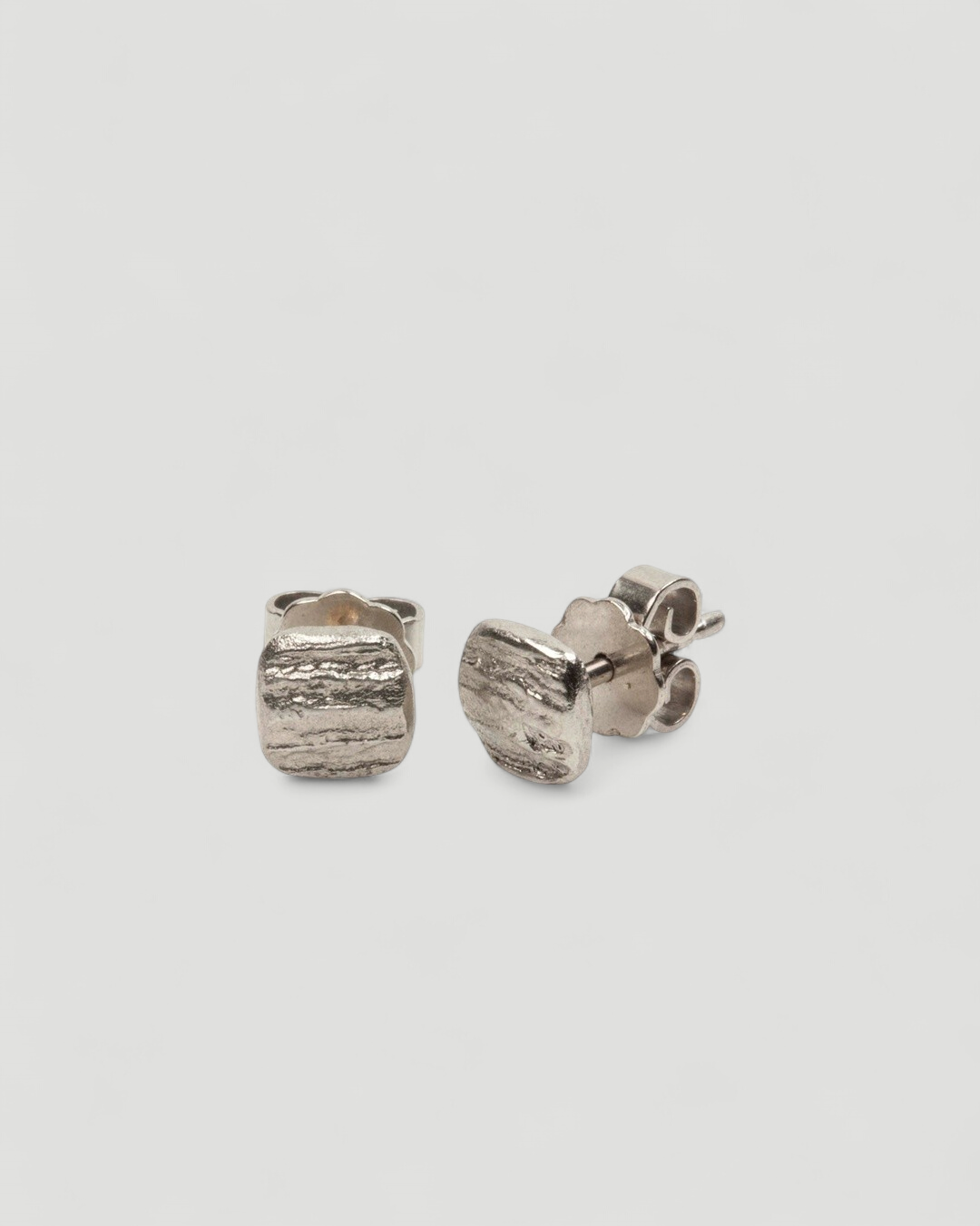Ohrstecker mit Struktur - 6 mm - Goldschmiede Krack