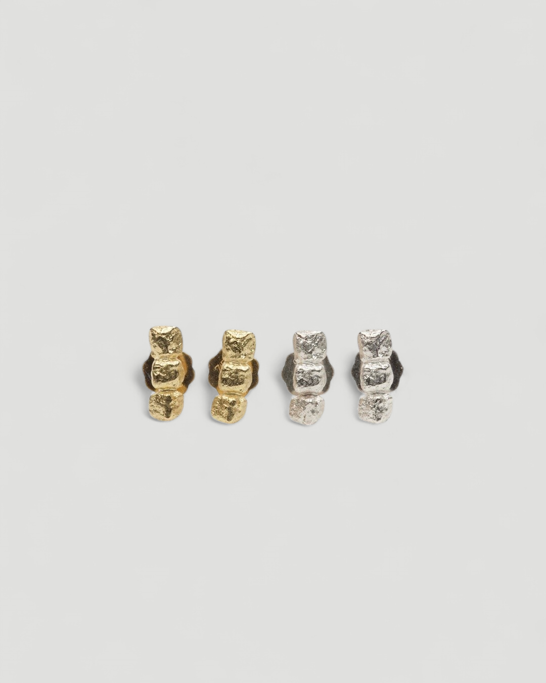 Triple Cubes Ohrstecker - Goldschmiede Krack