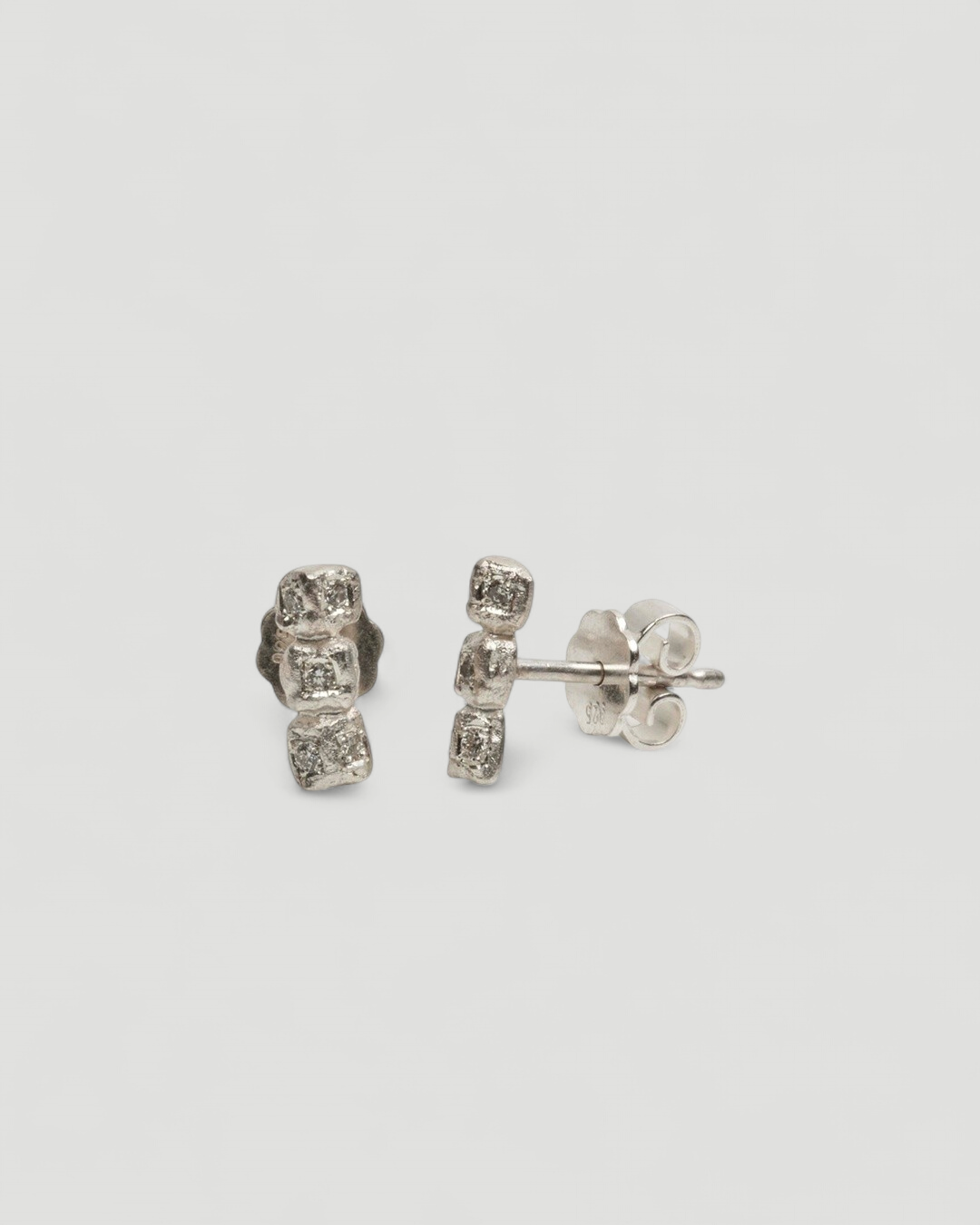 Triple Cubes Ohrstecker - Goldschmiede Krack