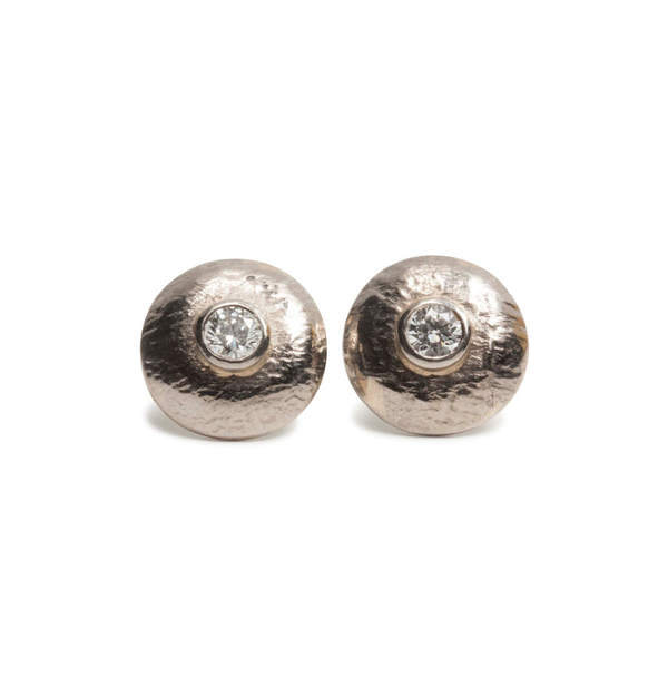 750 Weißgold Ohrstecker mit Brillanten - Goldschmiede Krack