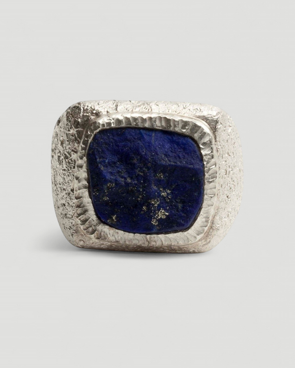 Großer Lapislazuli 925 Silberrig