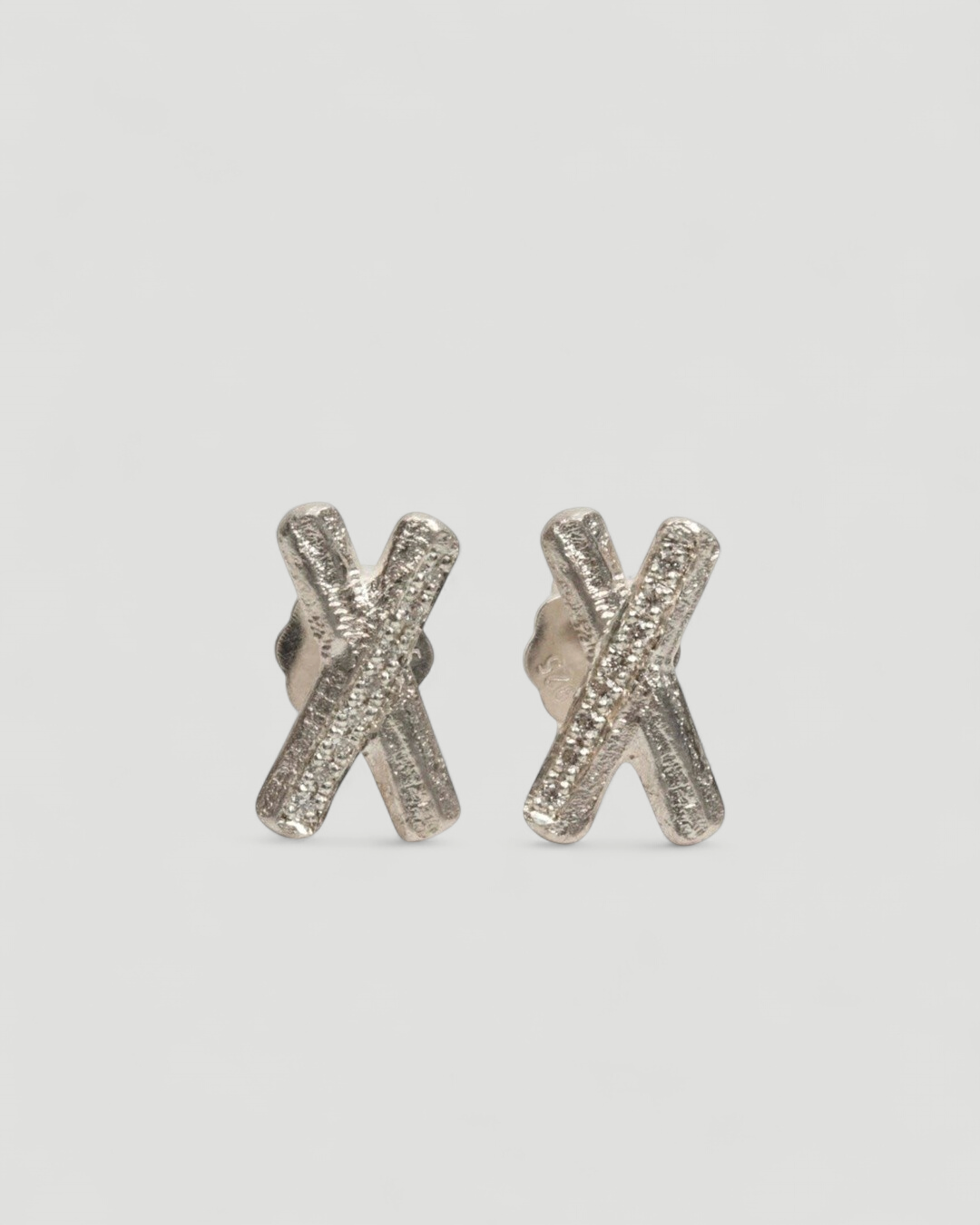 X-Bark Ohrstecker mit Brillanten - Goldschmiede Krack