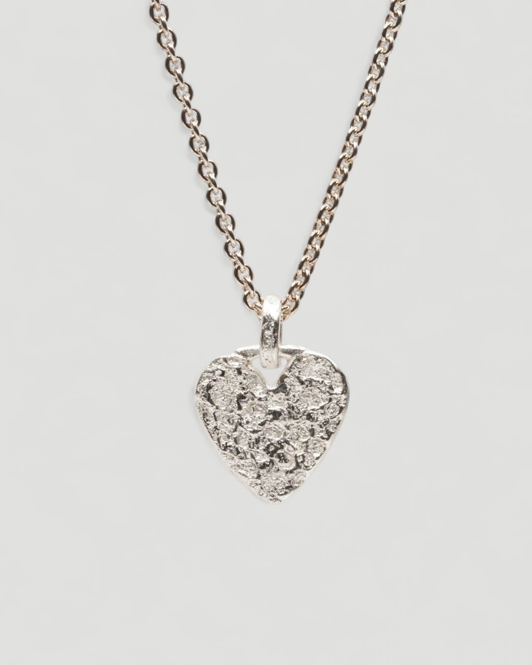 925 Silber Herzanhänger mit 925 Silberkette - Goldschmiede Krack