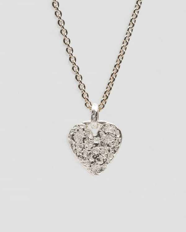 925 Silber Herzanhänger mit 925 Silberkette
