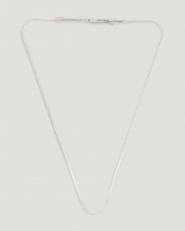 925 Silber Fuchsschwanzkette mit Häkchenverschluss