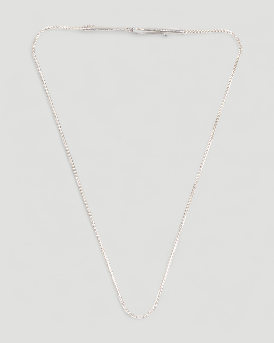 925 Silber Fuchsschwanzkette mit Häkchenverschluss