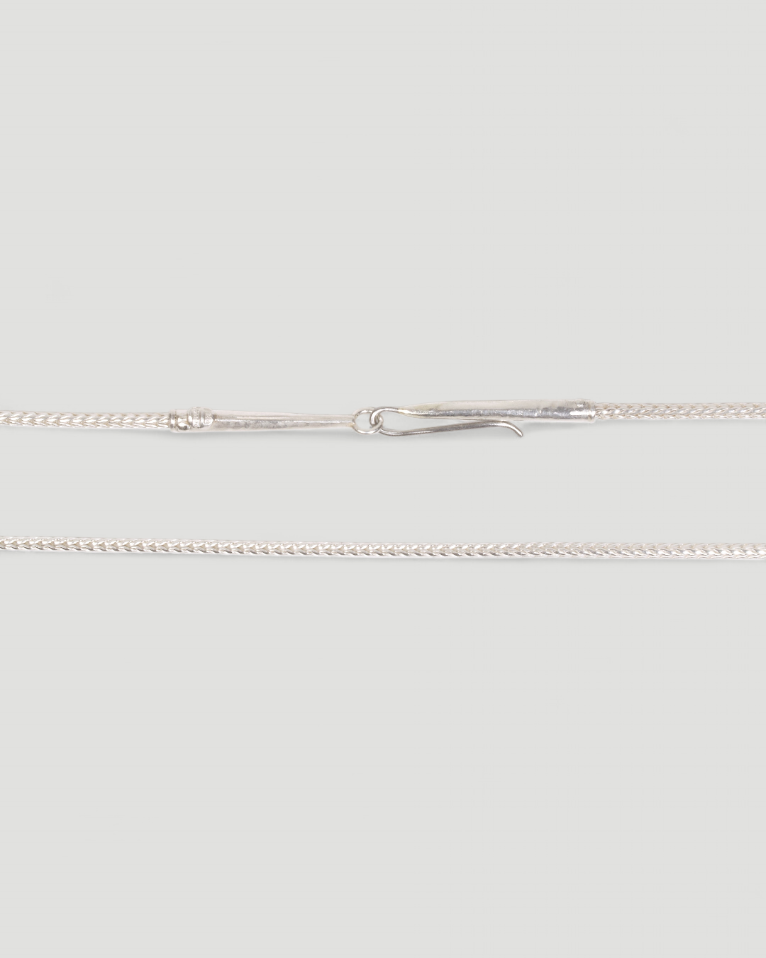 925 Silber Fuchsschwanzkette mit Häkchenverschluss