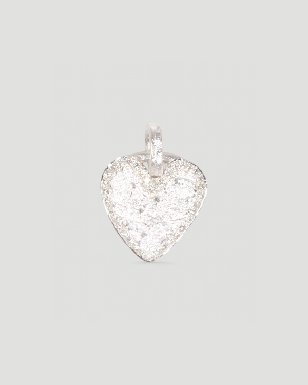 925 Silber Herzanhänger mit LGD Brillanten (0,175 ct)