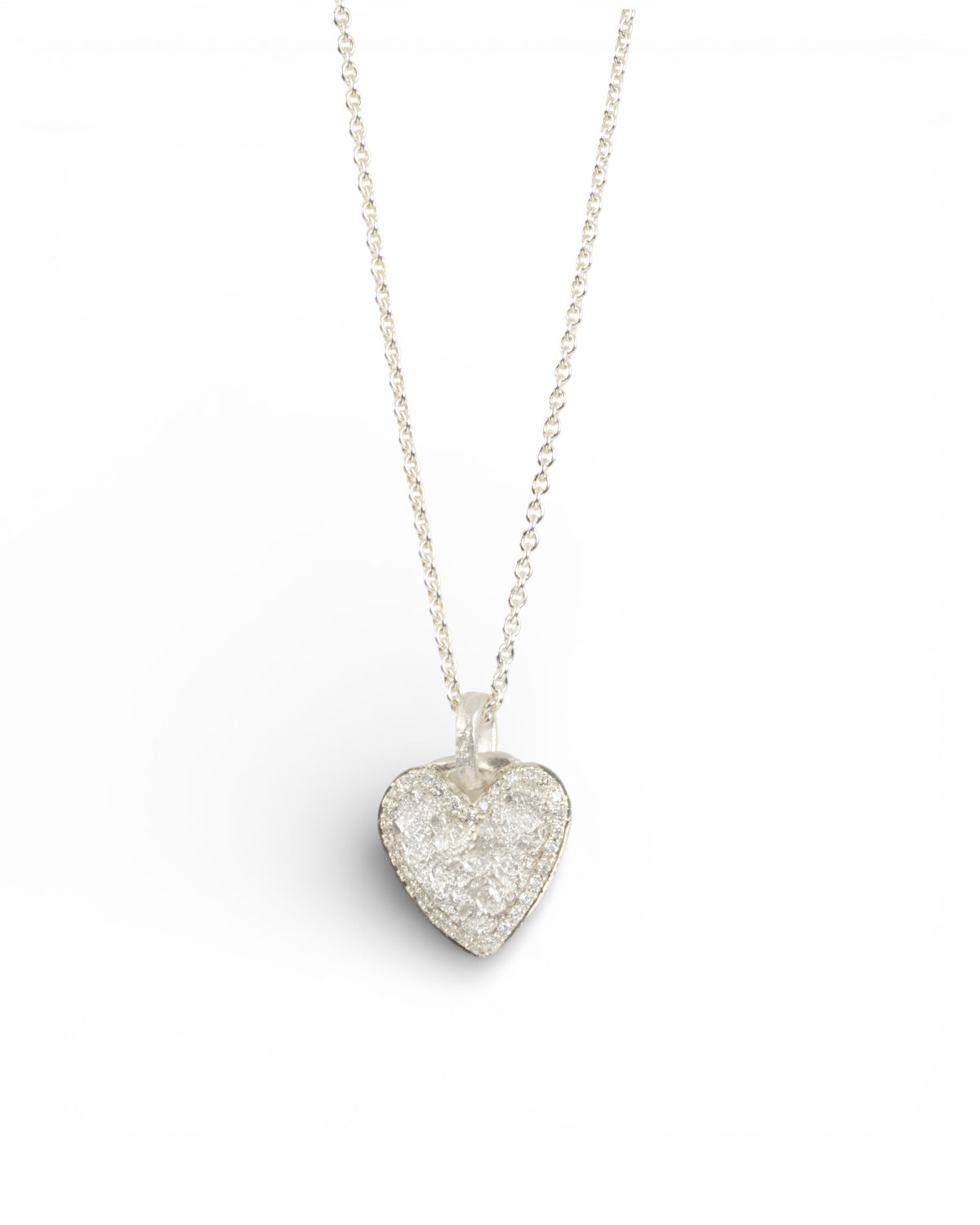 925 Silber Herzanhänger mit LGD Brillanten (0.124 ct) - Goldschmiede Krack - Trauringe & Unikatschmuck aus Deidesheim