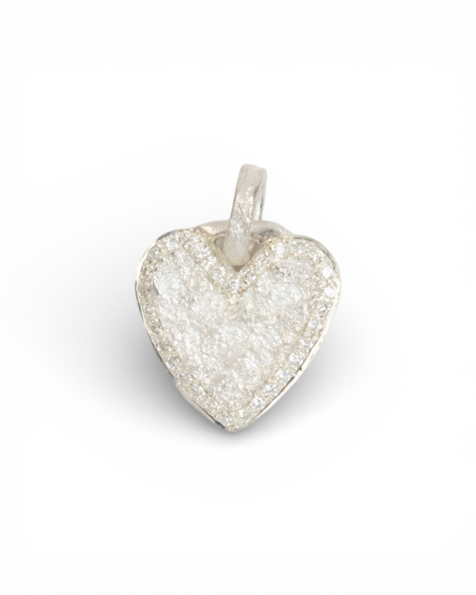 925 Silber Herzanhänger mit LGD Brillanten (0.124 ct) - Goldschmiede Krack - Trauringe & Unikatschmuck aus Deidesheim