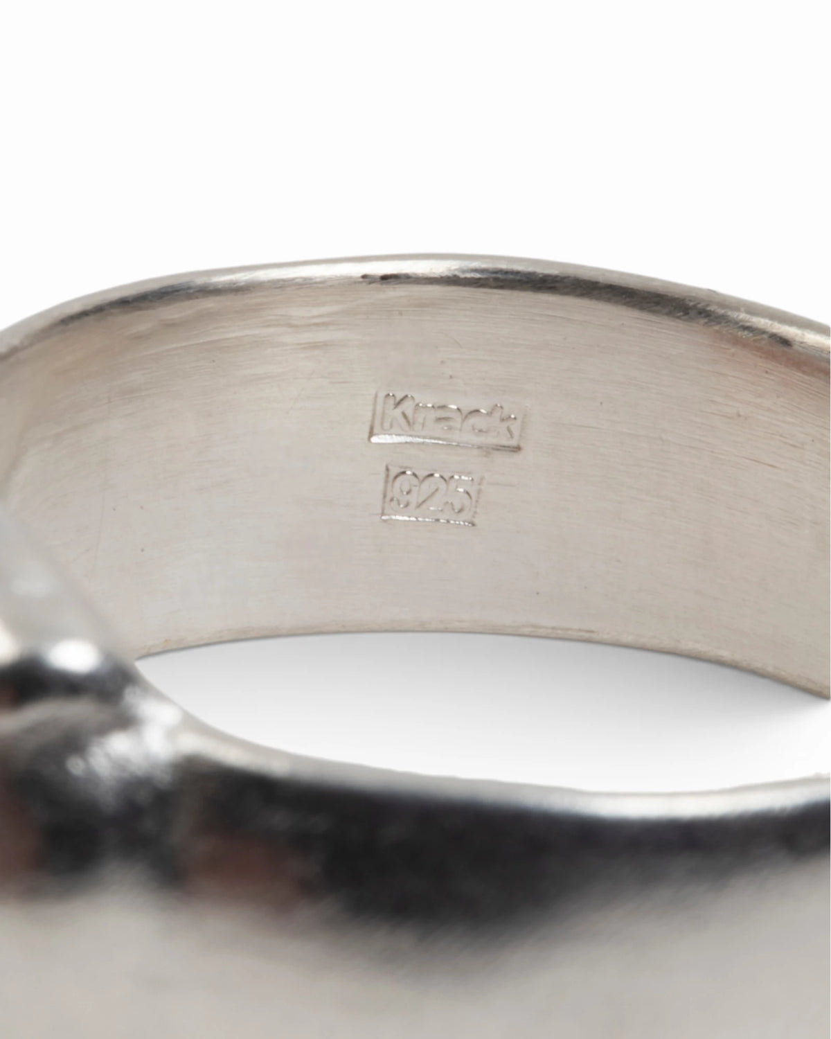 925 Silberring mit Mandarin-Granat (6,51 ct) und 999 Feingold-Fassung - Goldschmiede Krack - Trauringe & Unikatschmuck aus Deidesheim