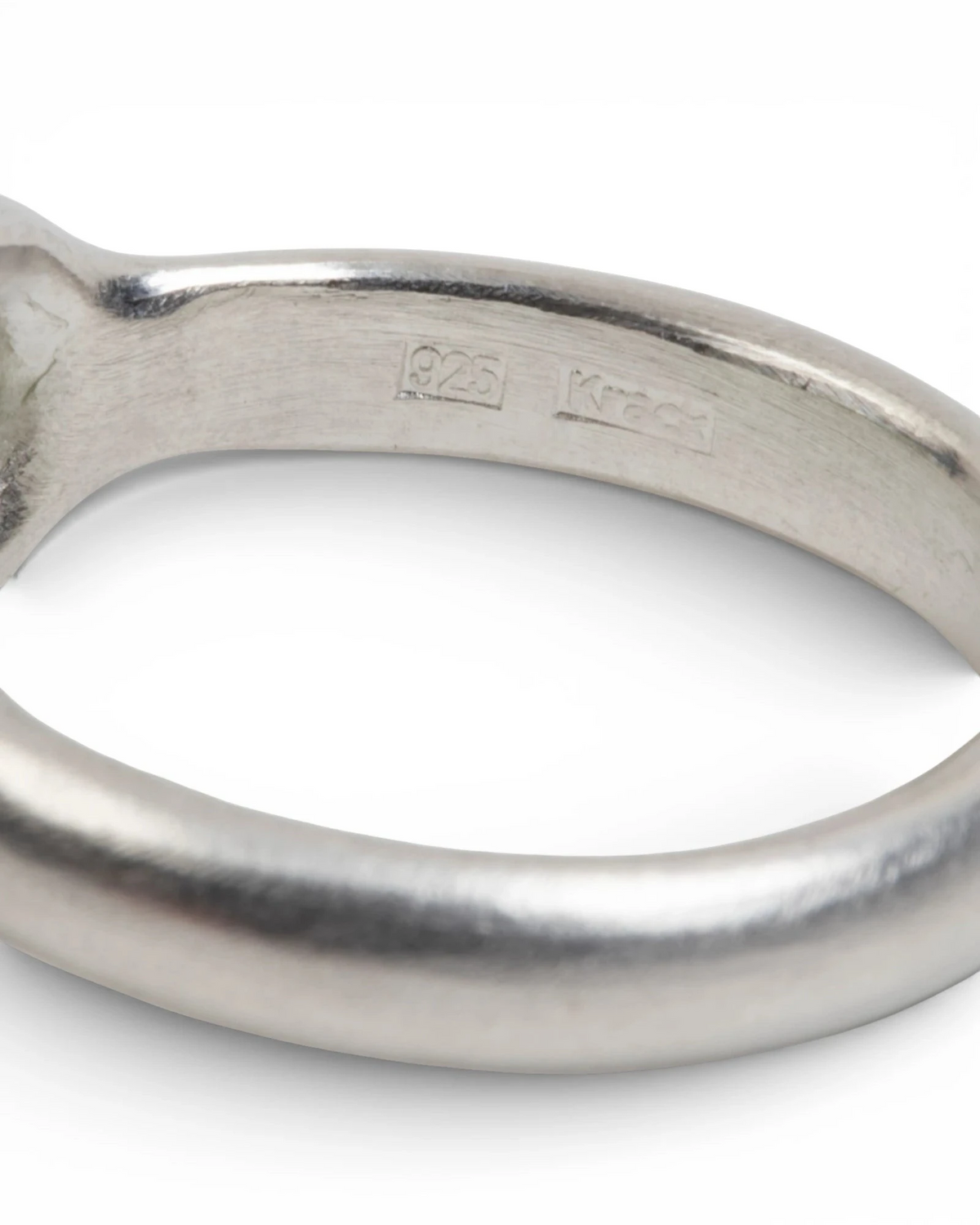 925 Silberring mit grünem Turmalin (3,35 ct) und 999 Feingold-Fassung - Goldschmiede Krack - Trauringe & Unikatschmuck aus Deidesheim