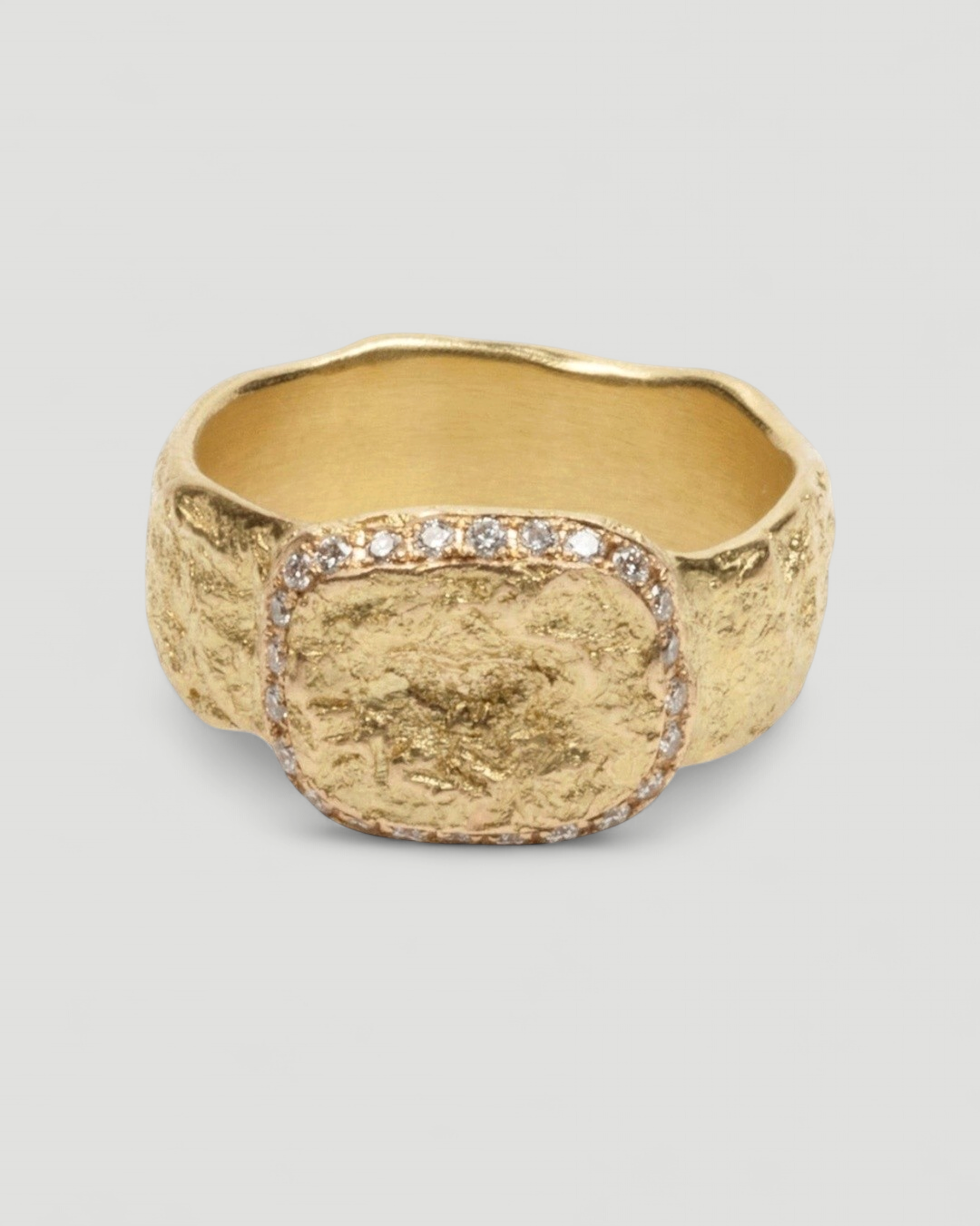 750 Goldring mit 0,30 ct Vintage Brillanten - Goldschmiede Krack