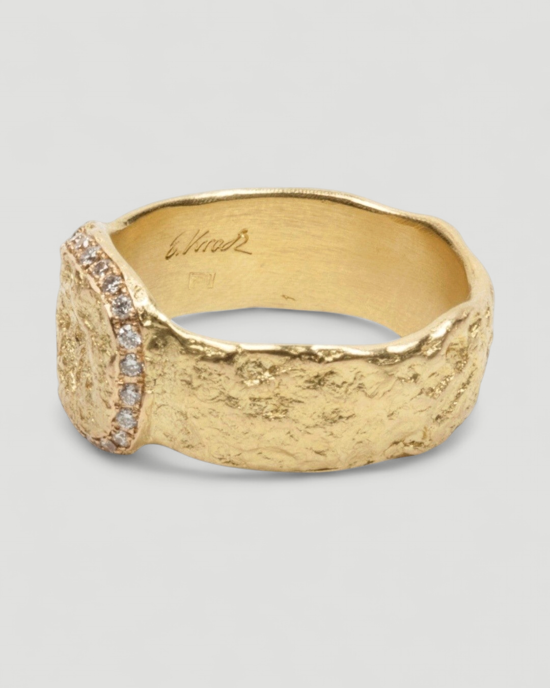 750 Goldring mit 0,30 ct Vintage Brillanten - Goldschmiede Krack