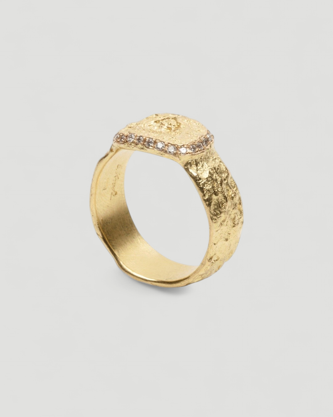750 Goldring mit 0,30 ct Vintage Brillanten - Goldschmiede Krack