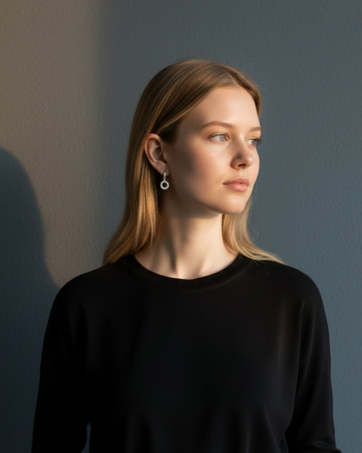 Abnehmbare 925 Silberanhänger mit Brillanten (0.20 ct) für unsere Bark-Creolen