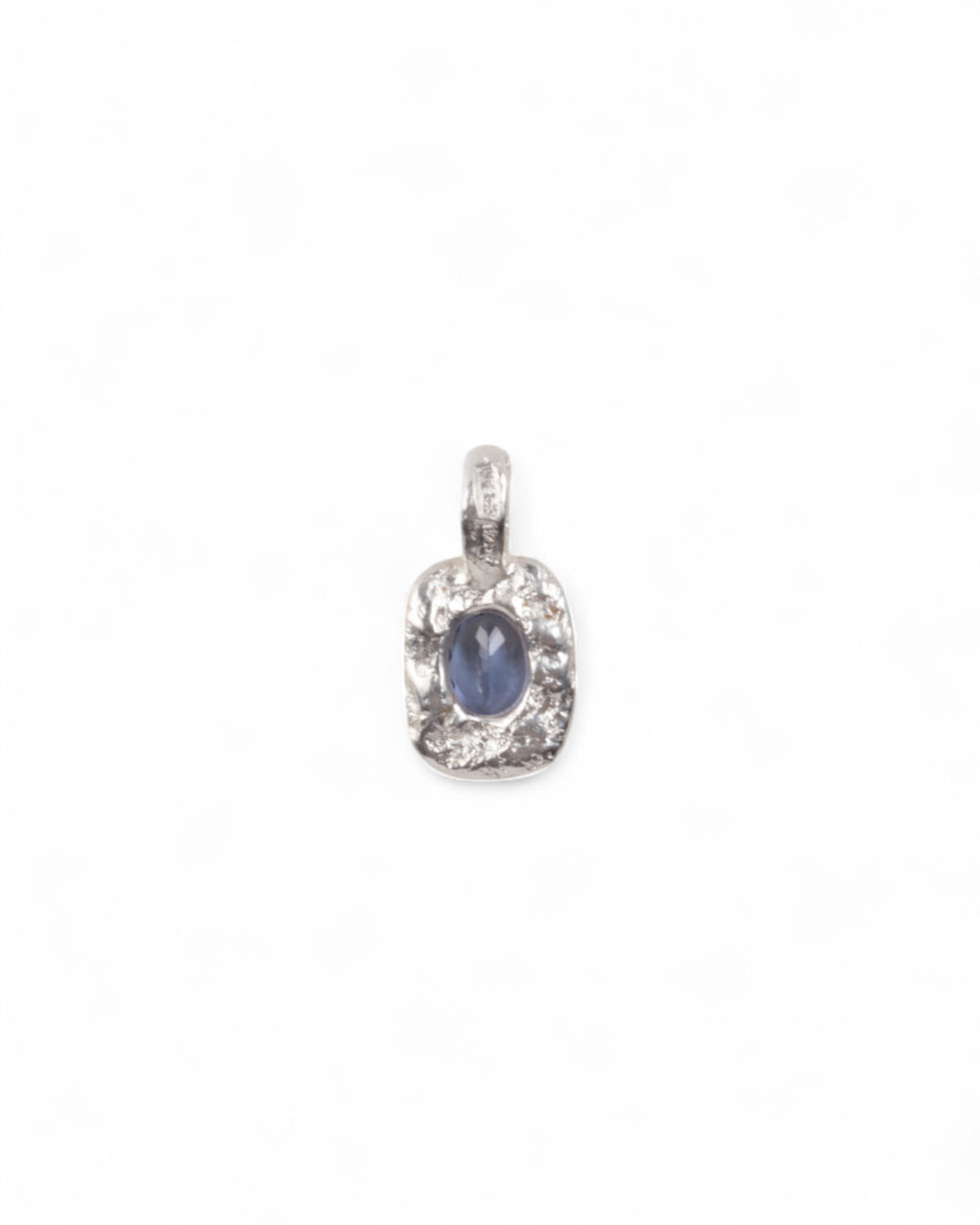 Bicolor Silberanhänger mit Tansanit (0.89 ct) und Goldfassung