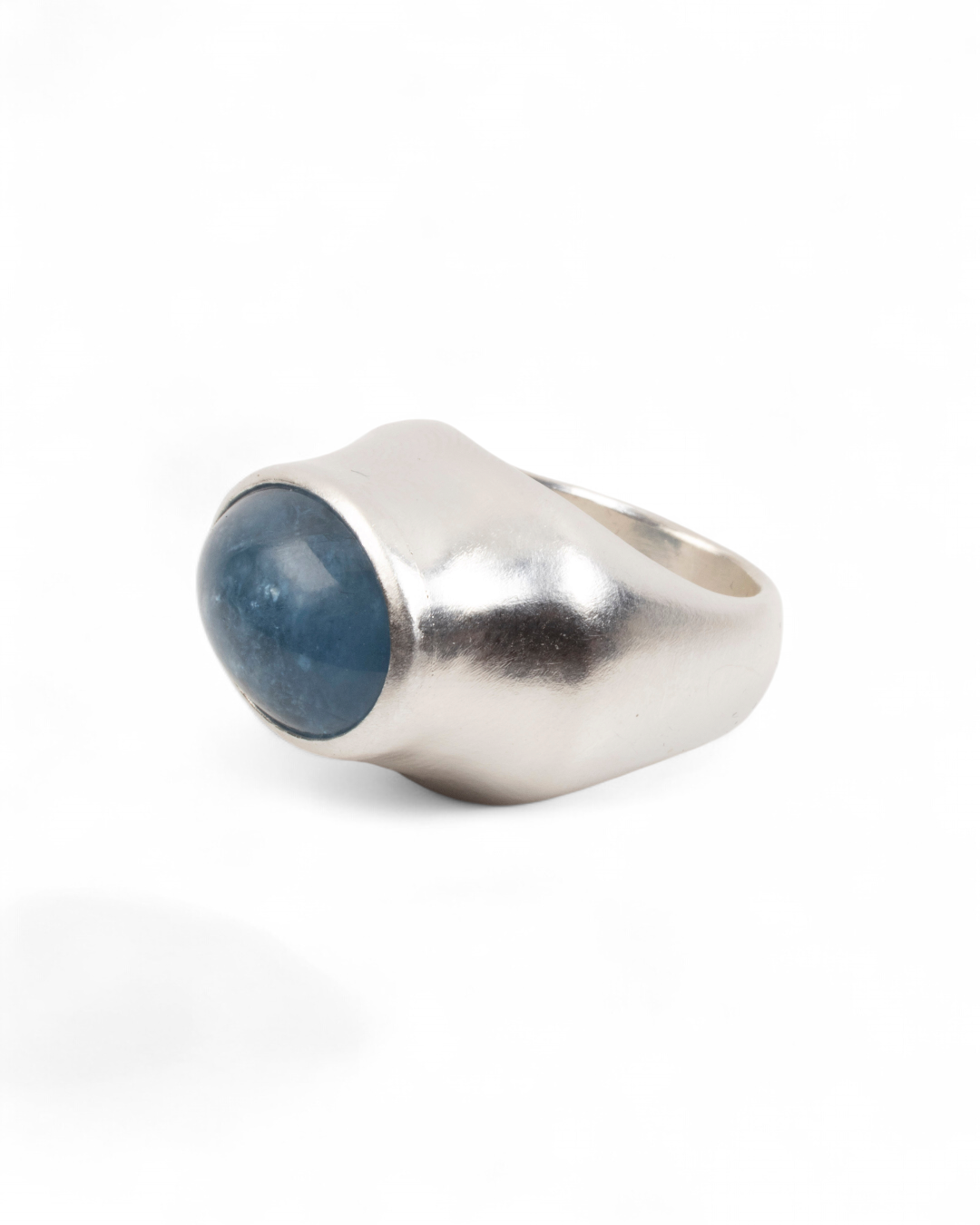 Großer 925 Silberring mit blauem Aquamarin (26,05 ct) - Goldschmiede Krack