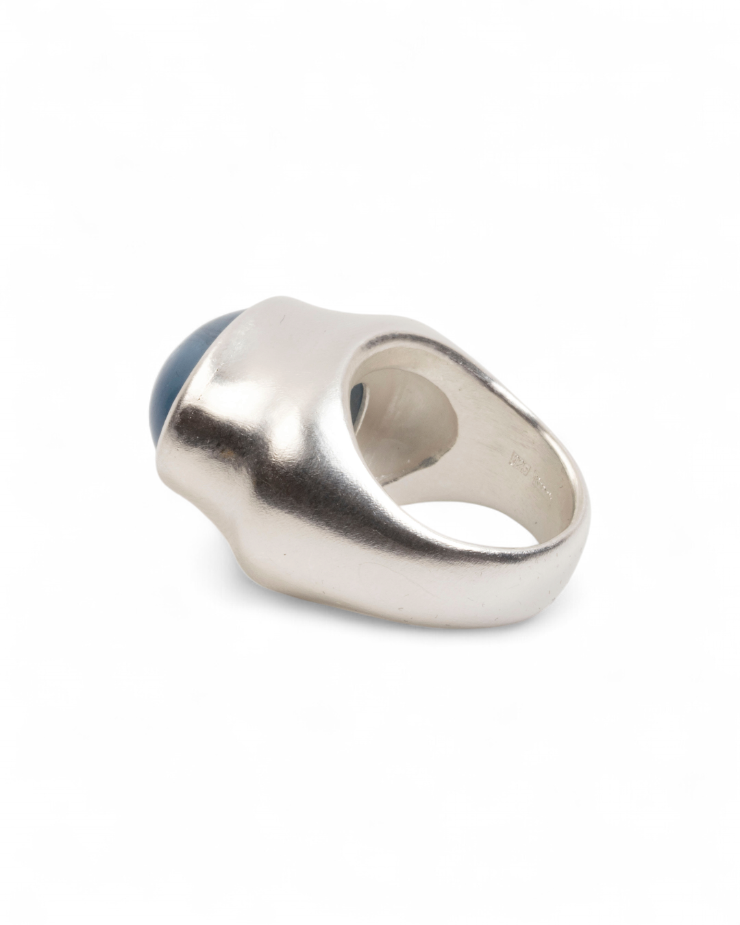 Großer 925 Silberring mit blauem Aquamarin (26,05 ct) - Goldschmiede Krack