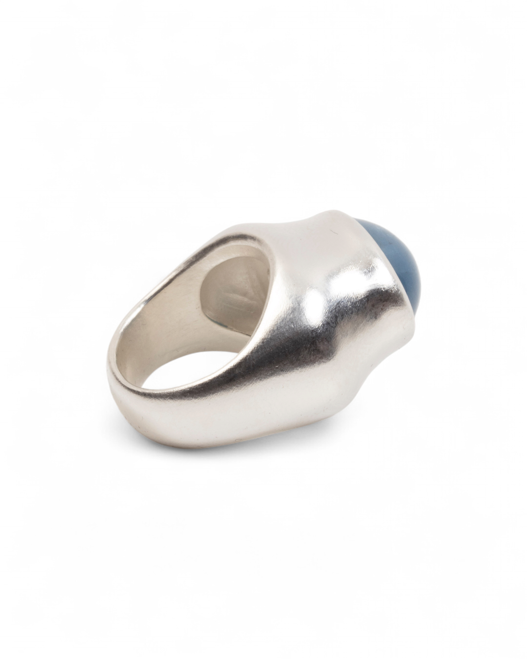 Großer 925 Silberring mit blauem Aquamarin (26,05 ct) - Goldschmiede Krack