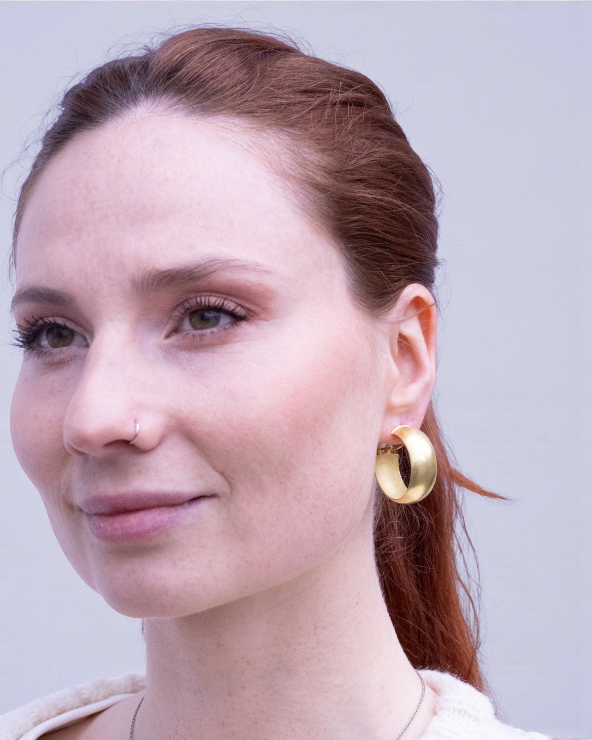 Große Creole aus 750 Gold - Goldschmiede Krack - Trauringe & Unikatschmuck aus Deidesheim