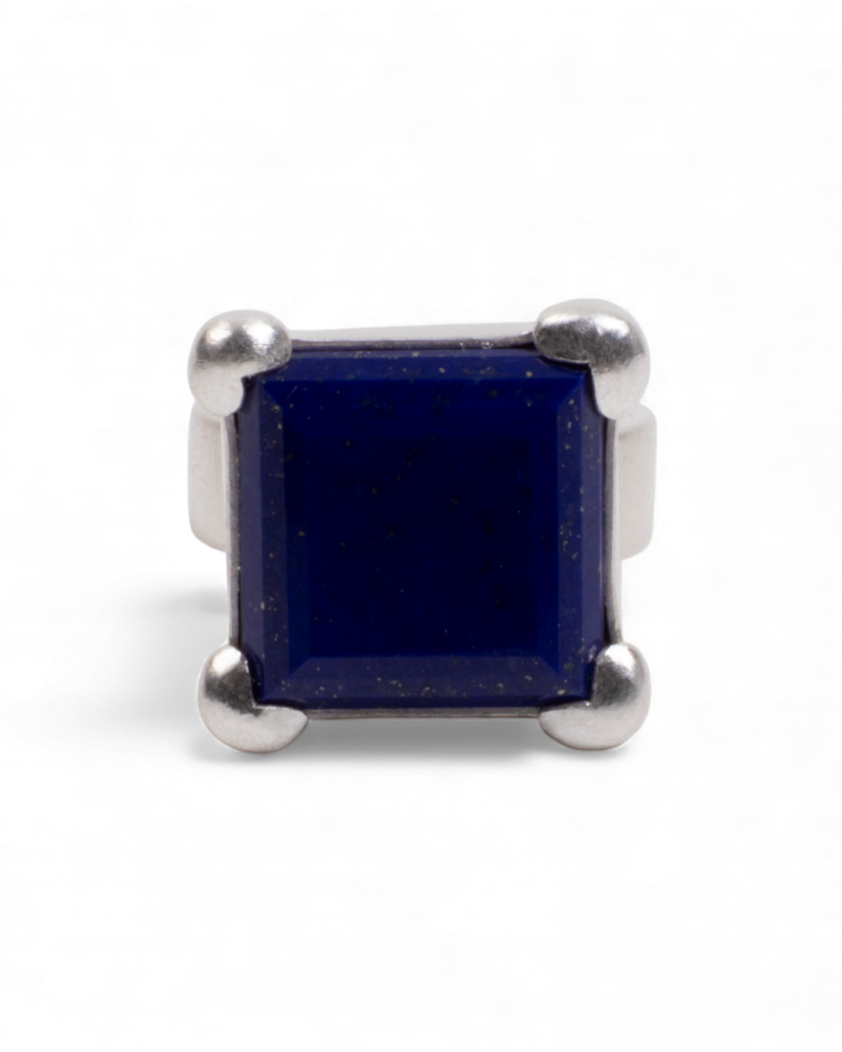 Großer 925 Silberring mit intensiven Lapislazuli (23.20 ct) - Goldschmiede Krack - Trauringe & Unikatschmuck aus Deidesheim