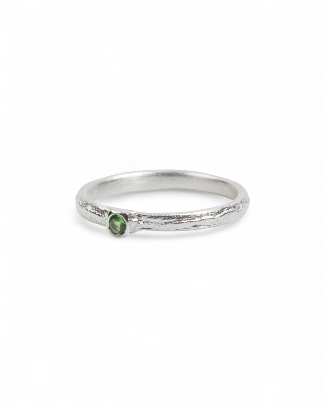 925 Silberring mit Tsavorit (0,06 ct) - Goldschmiede Krack