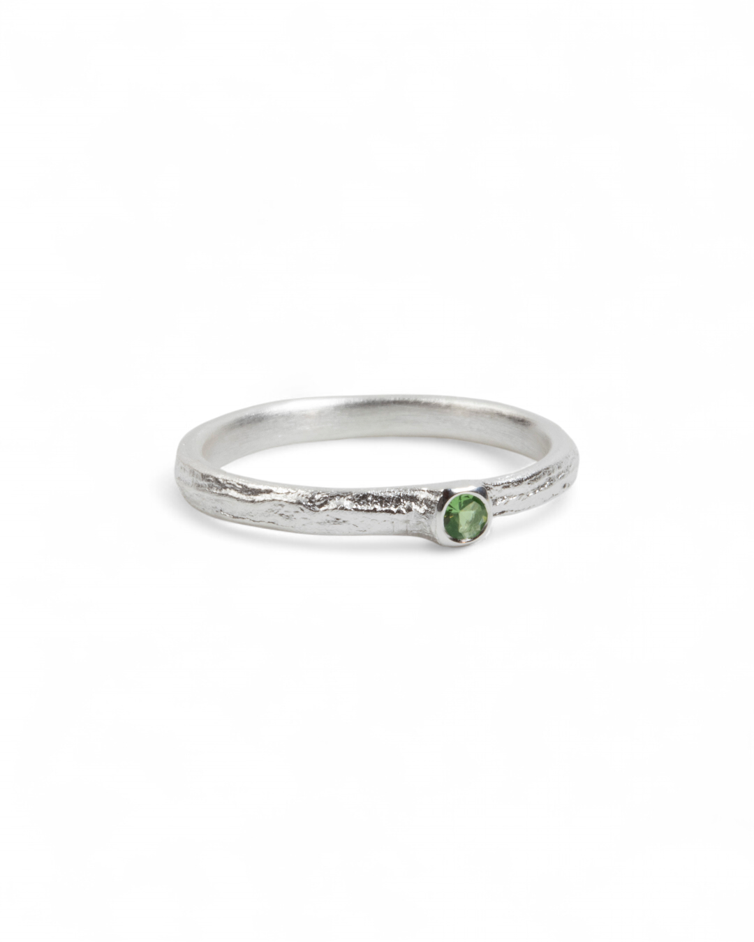 925 Silberring mit Tsavorit (0,06 ct) - Goldschmiede Krack