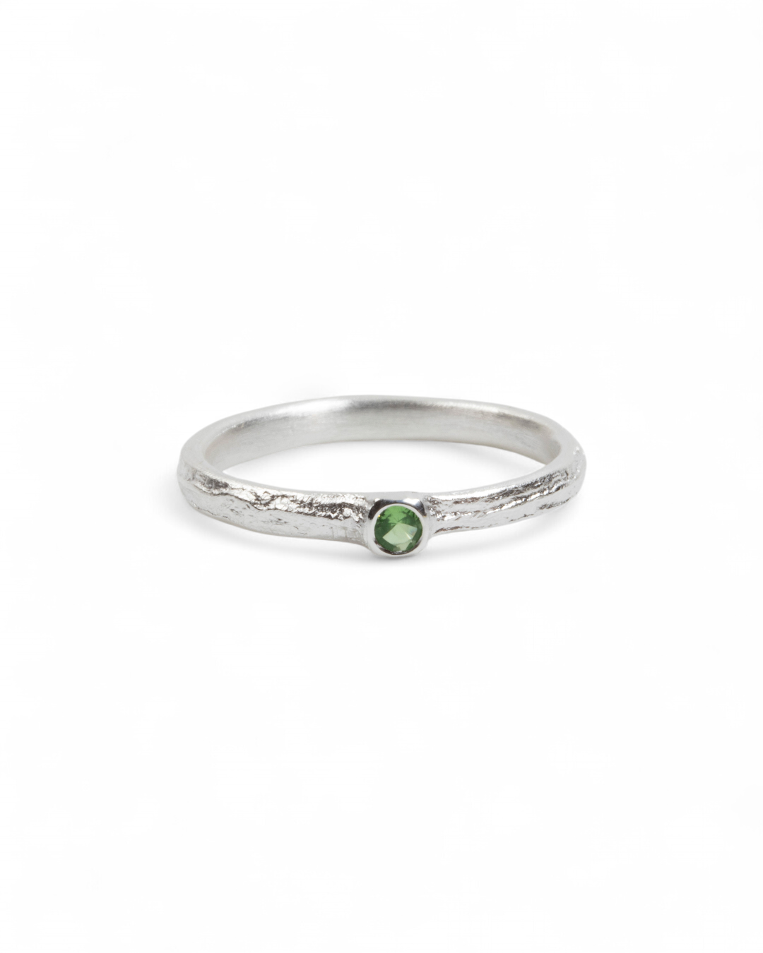 925 Silberring mit Tsavorit (0,06 ct) - Goldschmiede Krack