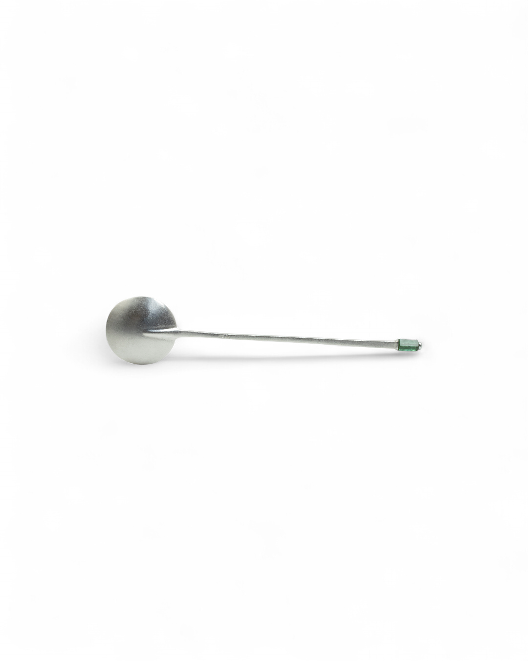 925 Silberlöffel mit grünem Turmalin (1,6 ct) - Goldschmiede Krack