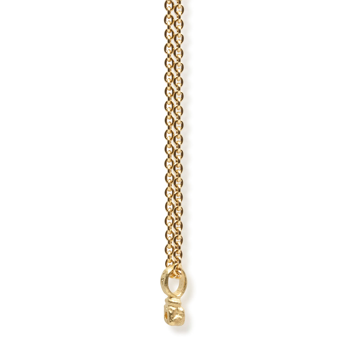 Zarter Würfelanhänger aus 750 Gold mit 0,02 ct Brillanten und 750 Goldkette - Goldschmiede Krack - Trauringe & Unikatschmuck aus Deidesheim