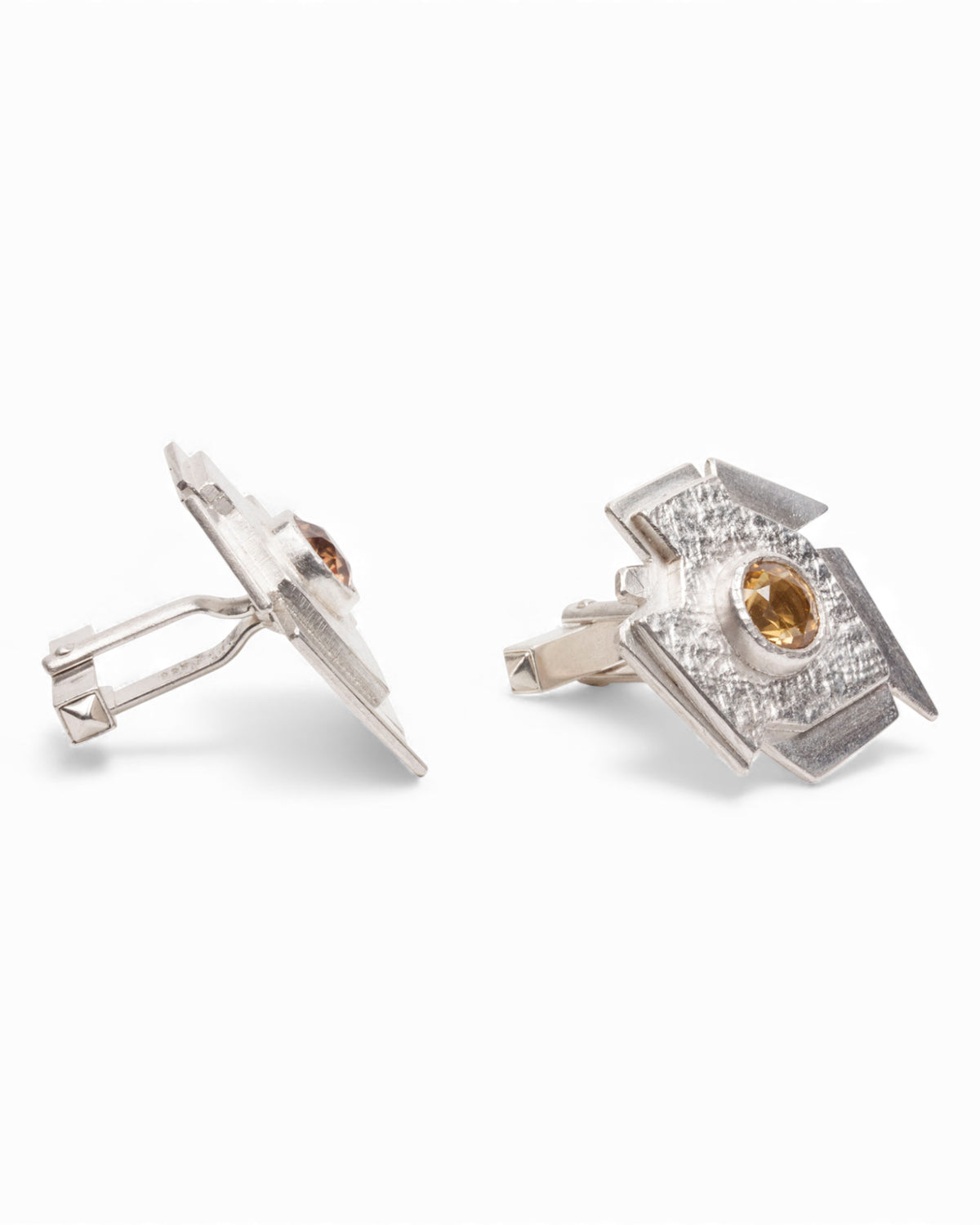 925 Silber Manschettenknöpfe mit Zirkon (6,20 ct) - Goldschmiede Krack - Trauringe & Unikatschmuck aus Deidesheim