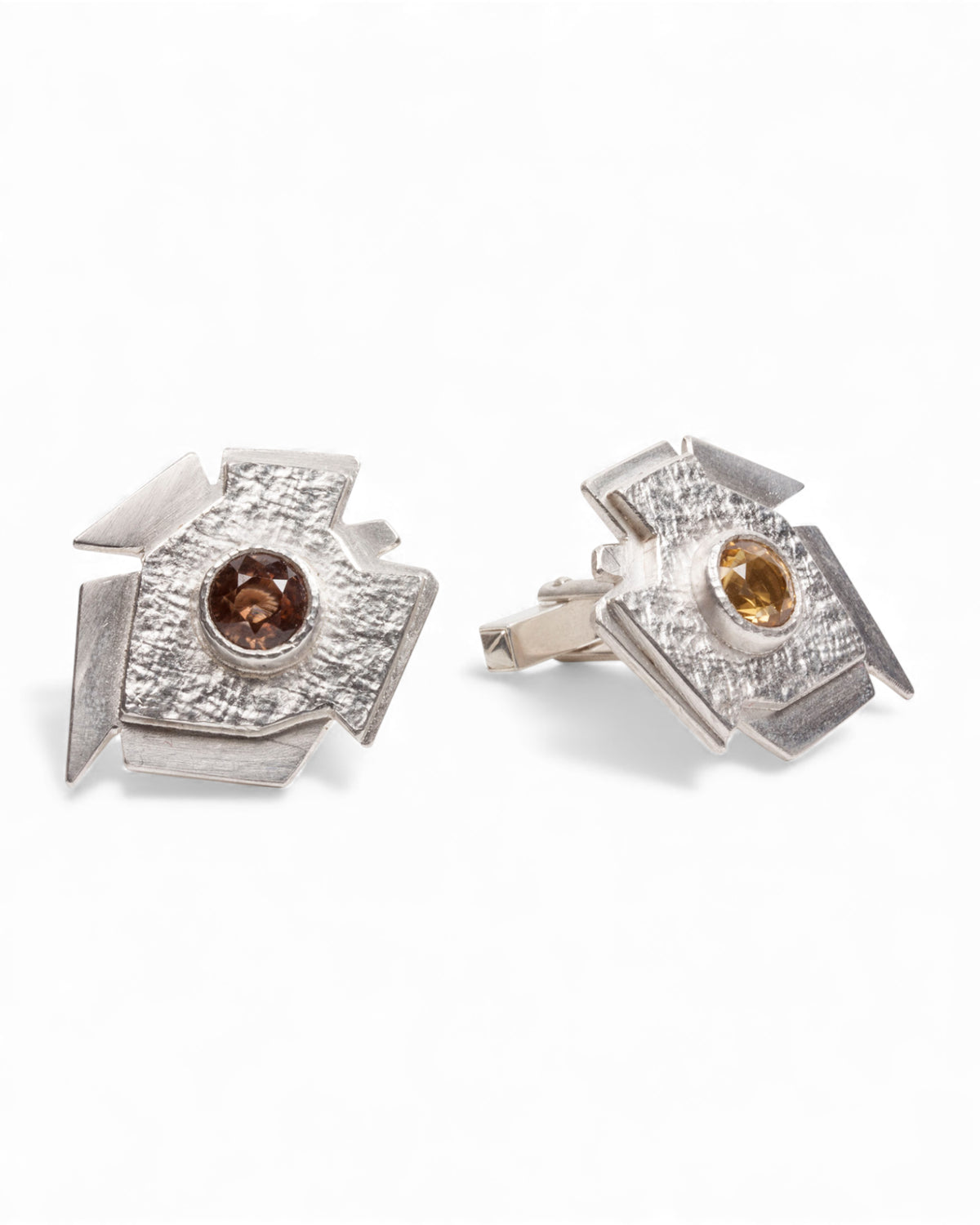 925 Silber Manschettenknöpfe mit Zirkon (6,20 ct) - Goldschmiede Krack - Trauringe & Unikatschmuck aus Deidesheim
