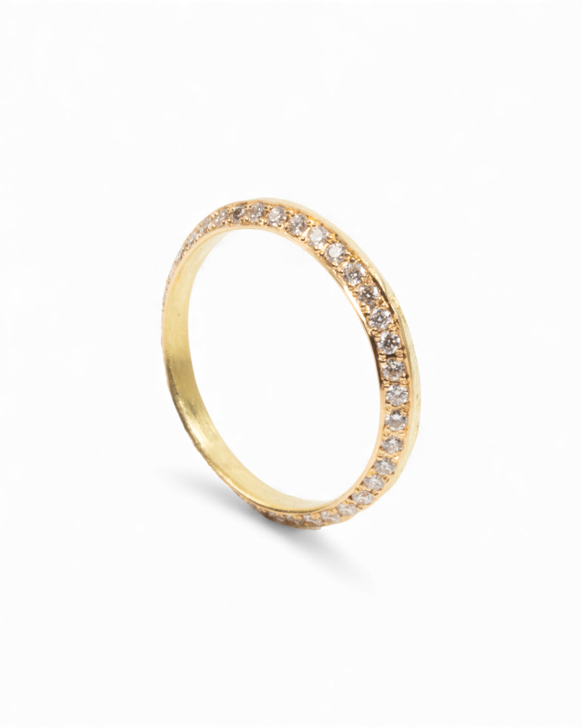 Memoire-Goldring (U54) mit Brillanten (0.36 ct)