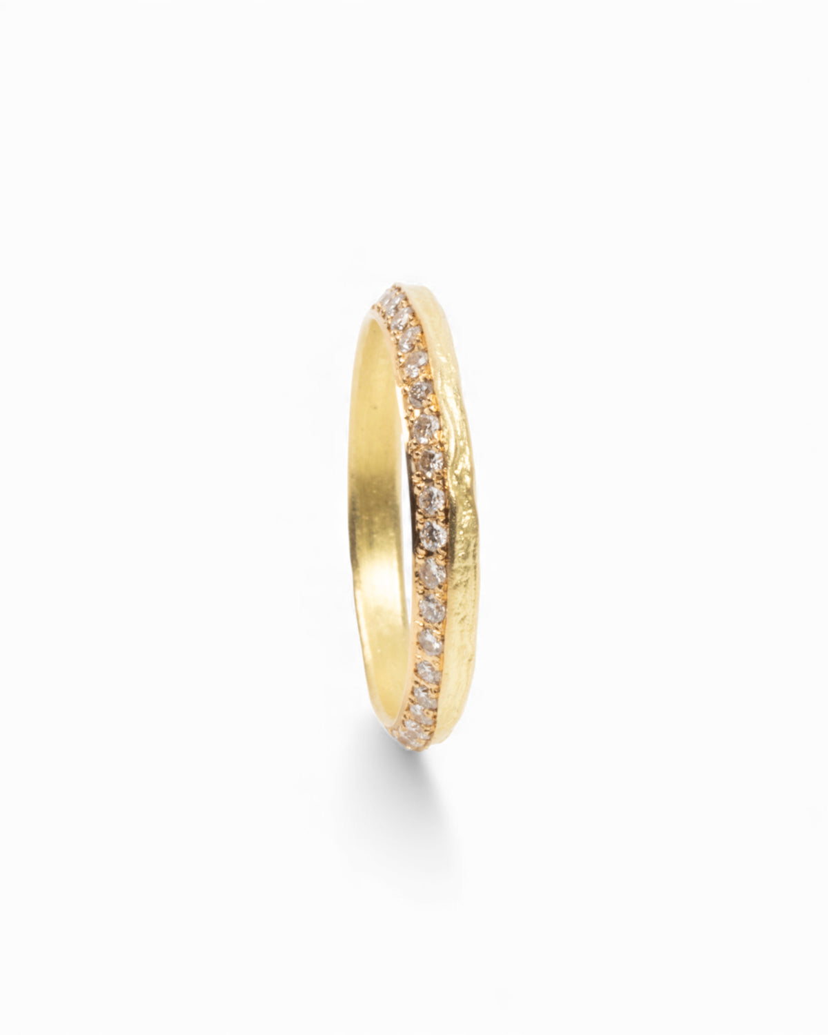 Memoire-Goldring (U54) mit Brillanten (0.36 ct)