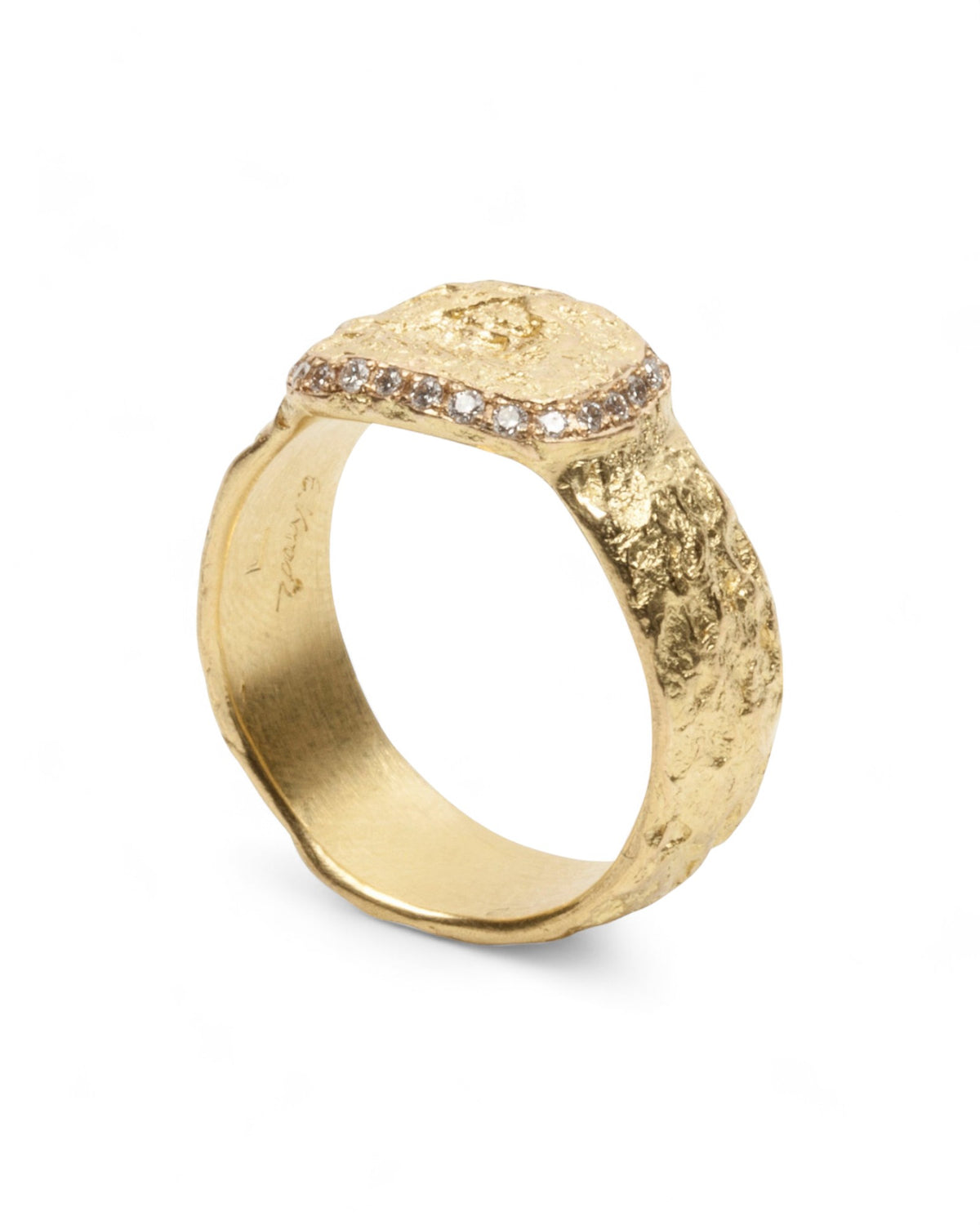 750 Goldring mit 0,30 ct Vintage Brillanten