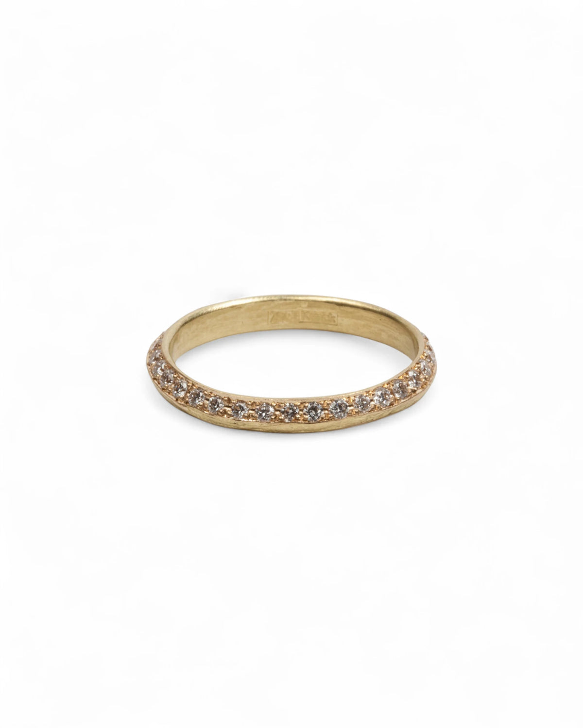 Memoire-Goldring (U57) mit Brillanten (0.37 ct)