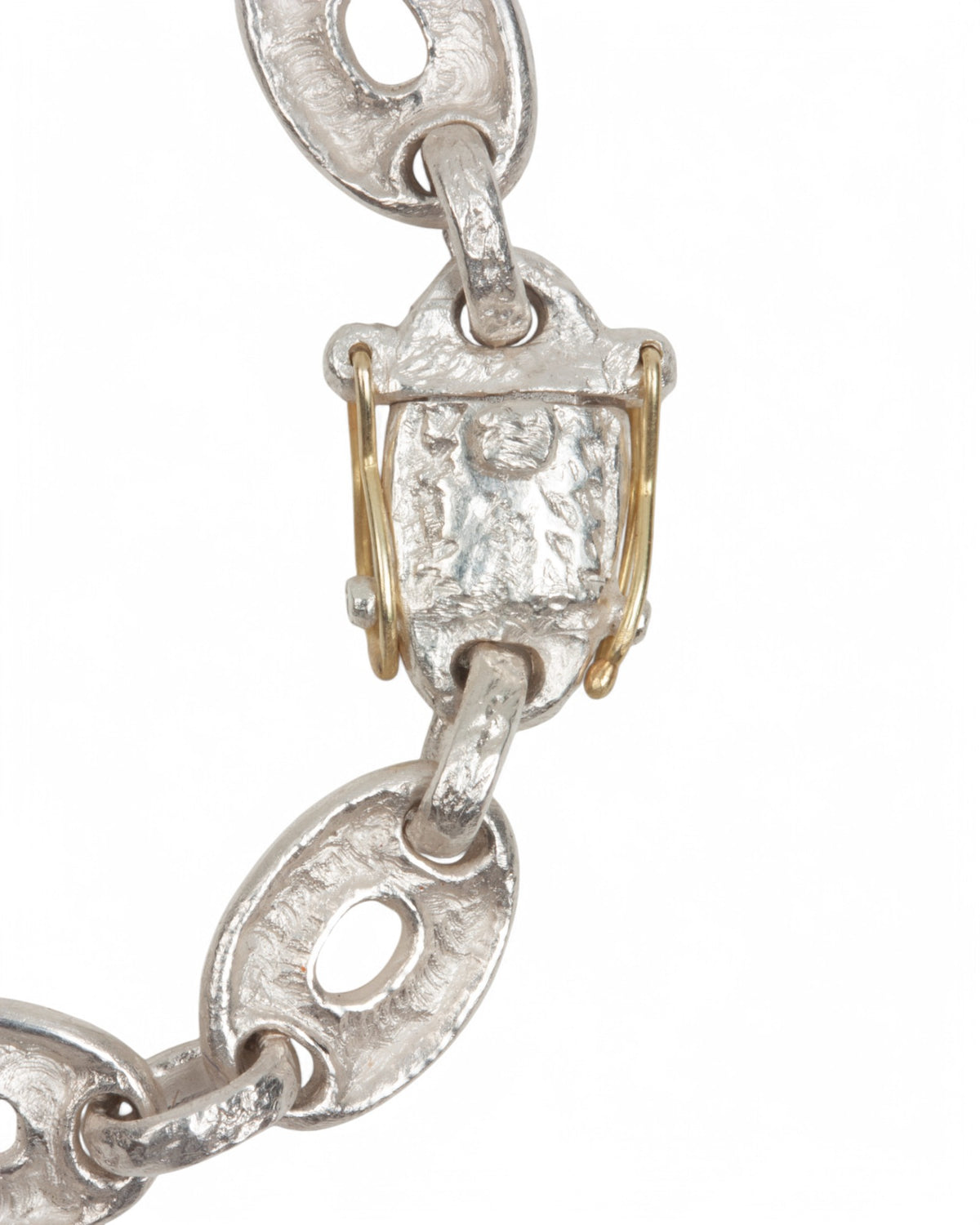Schlichtes 925 Silber-Gliederarmband ⌀ 10 mm - Goldschmiede Krack - Trauringe & Unikatschmuck aus Deidesheim